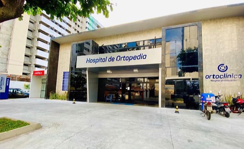 Fachada da unidade Ortoclínica Maceió